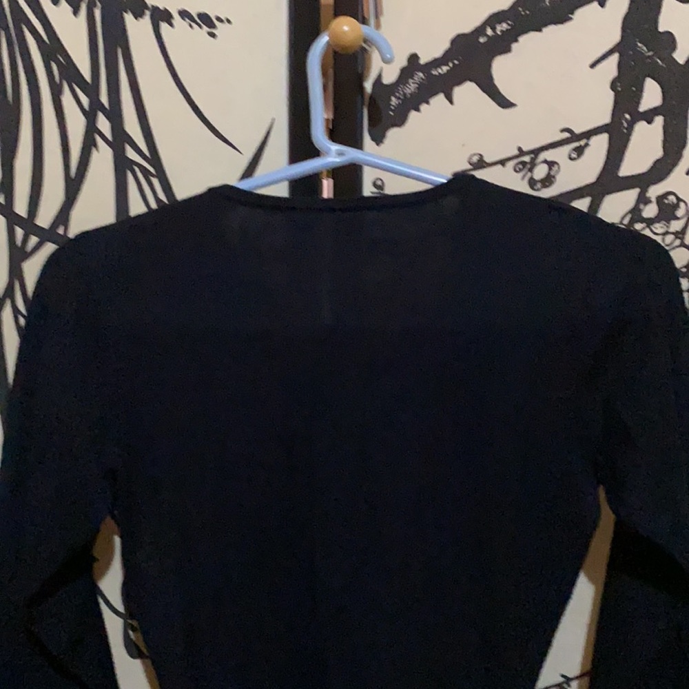 VTG 2000’s Playboy Women’s Black T Shirt Embelished W/Rhinestones Playboy Logo - Picture 11 of 14